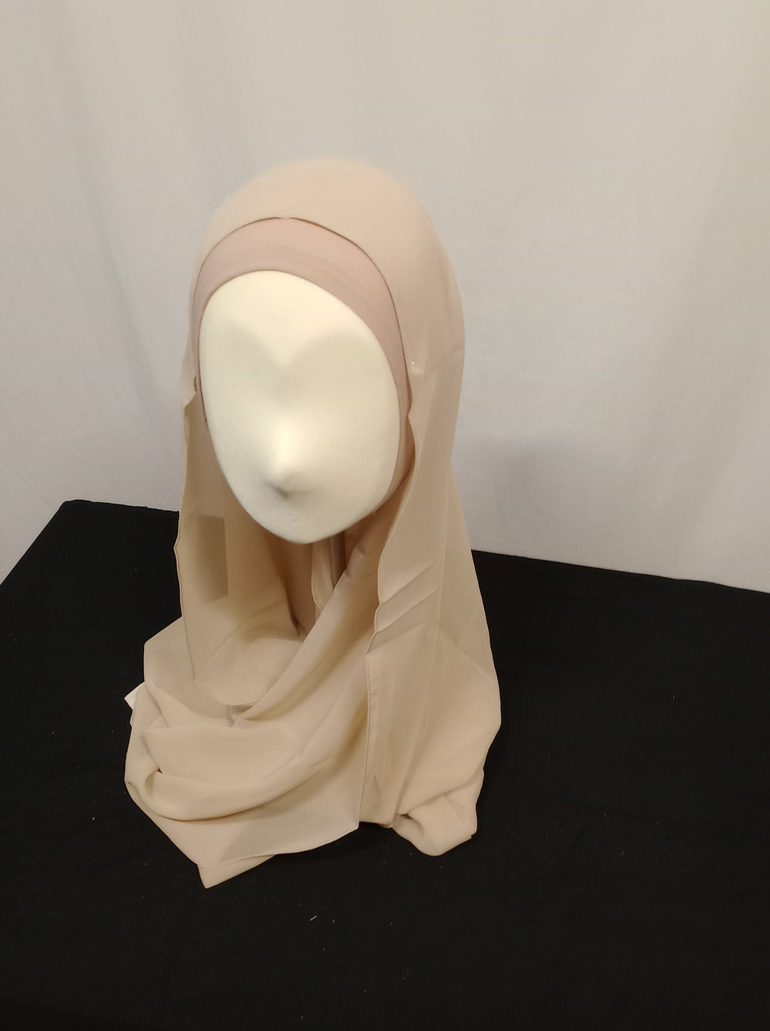 Chiffon+ cuffia beije