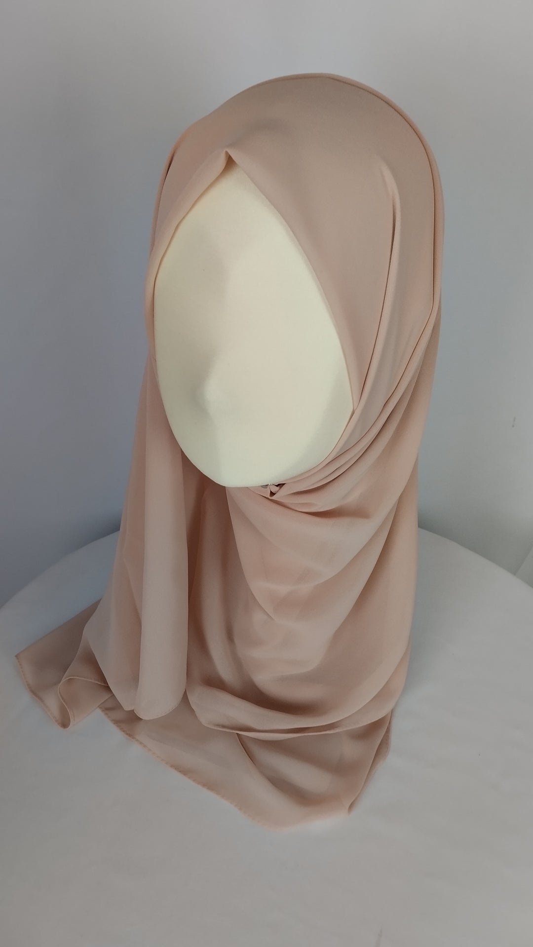 Chiffon rosa pelle